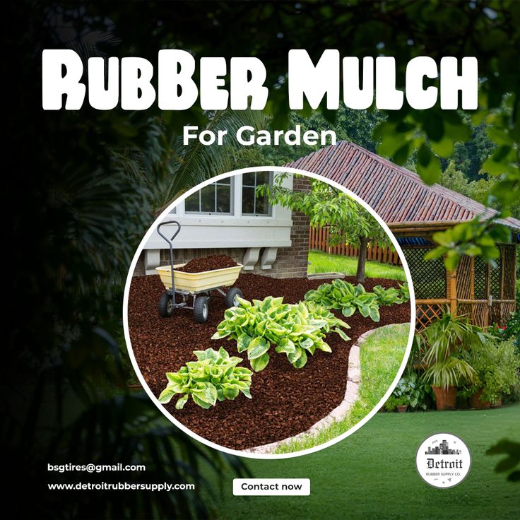 Rubber Mulch for Garden